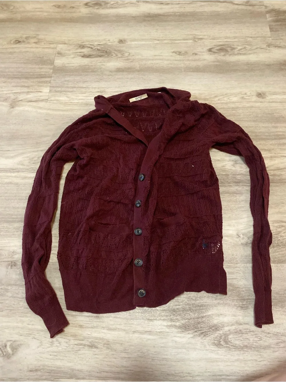 Burgundy Jack Wills Cardigan